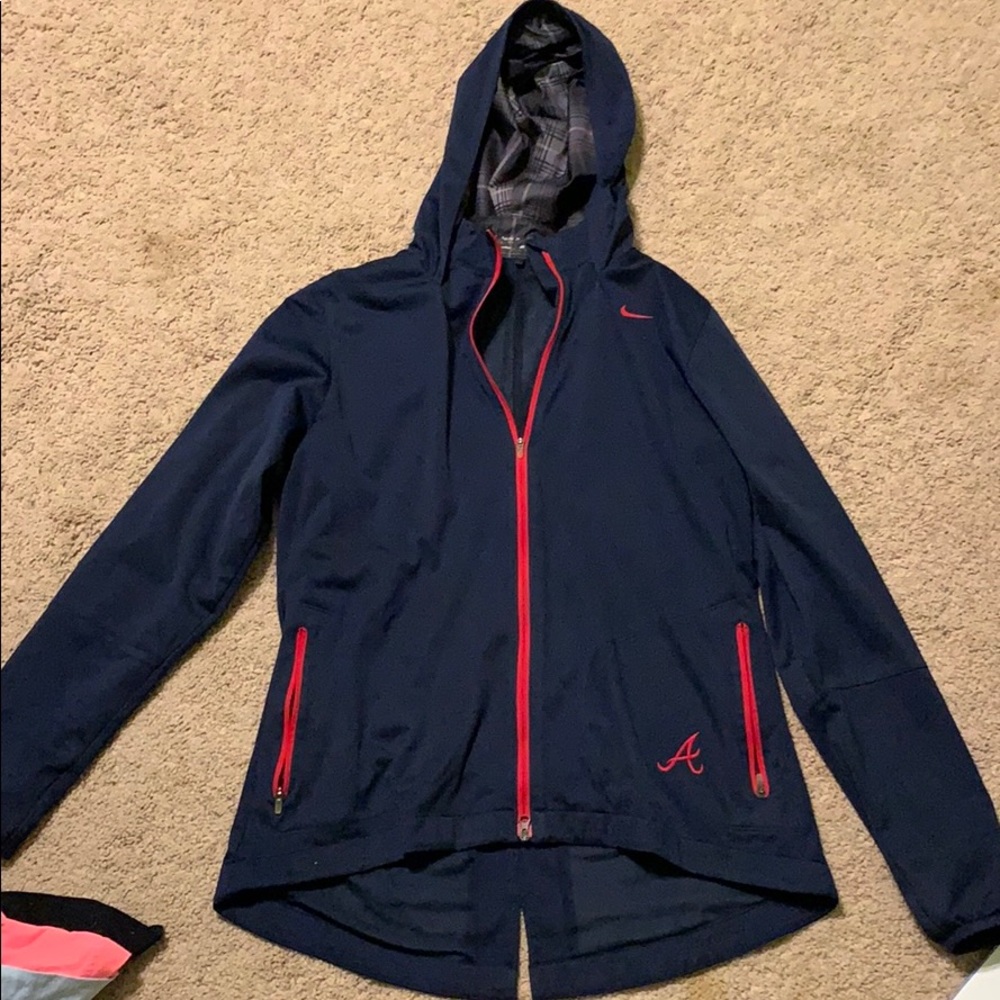 Zip up rain coat